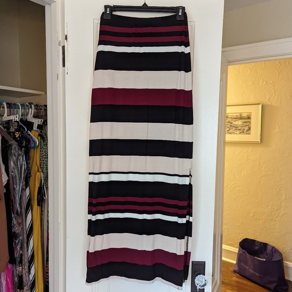 Striped Maxi Skirt